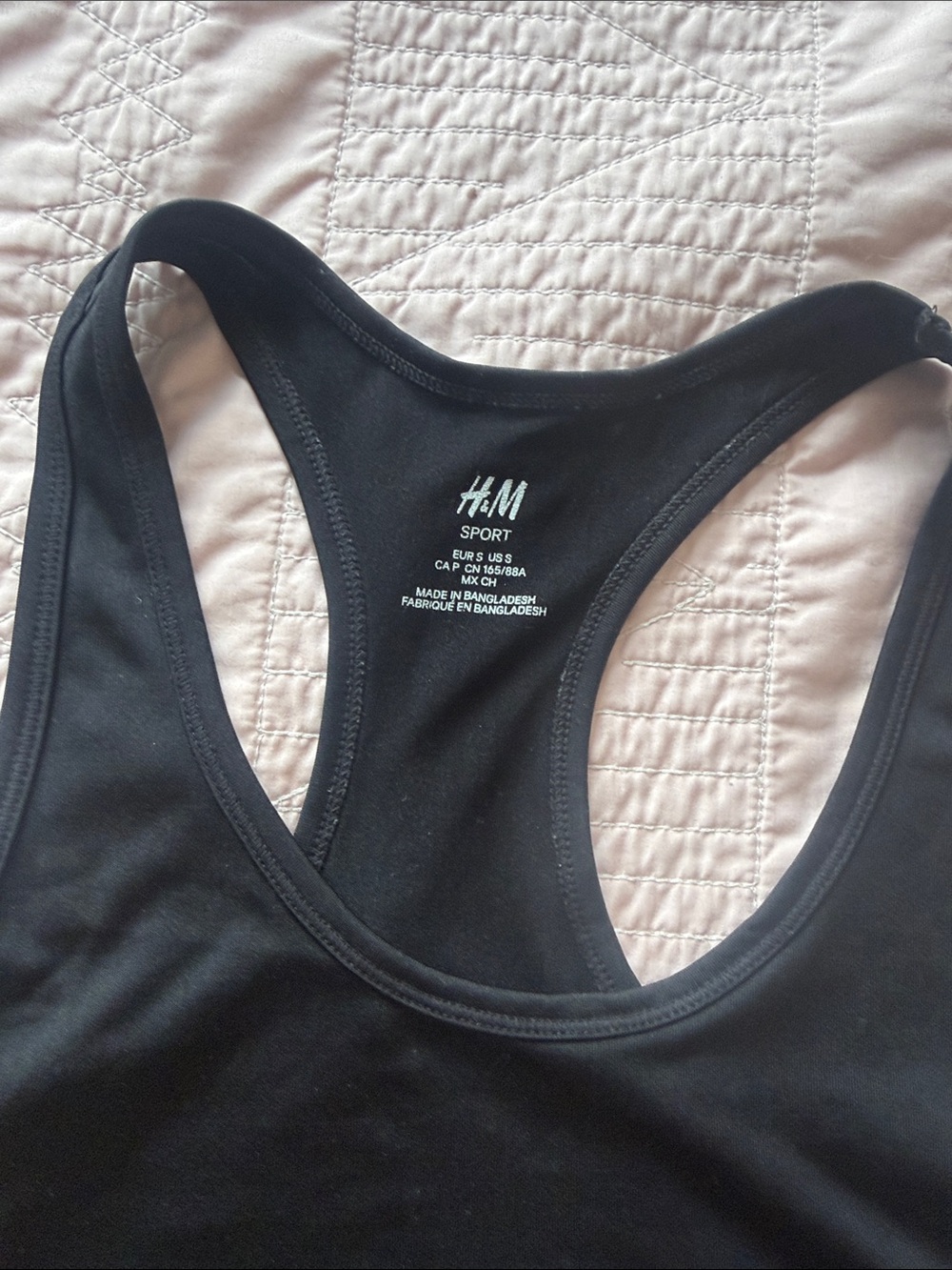 H&M Black Racerback Tank Top - Picture 2 of 5